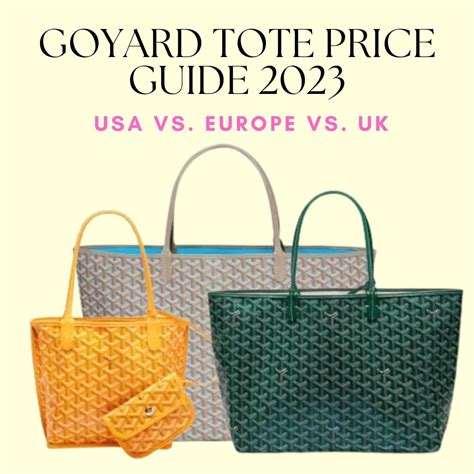 goyard bag price usa|goyard bucket bag price 2023.